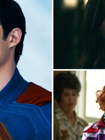 Superman filmi afişi ve Critics Choice Super Ödülleri logosu