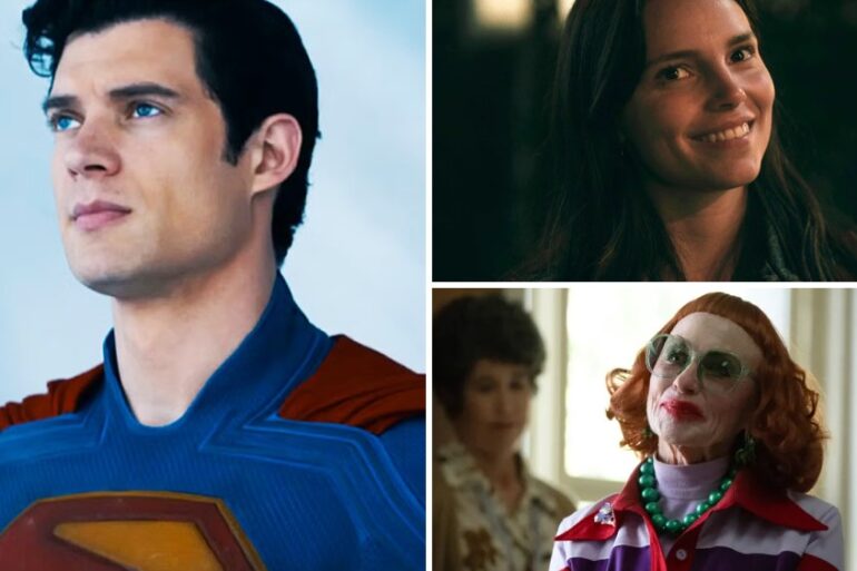 Superman filmi afişi ve Critics Choice Super Ödülleri logosu