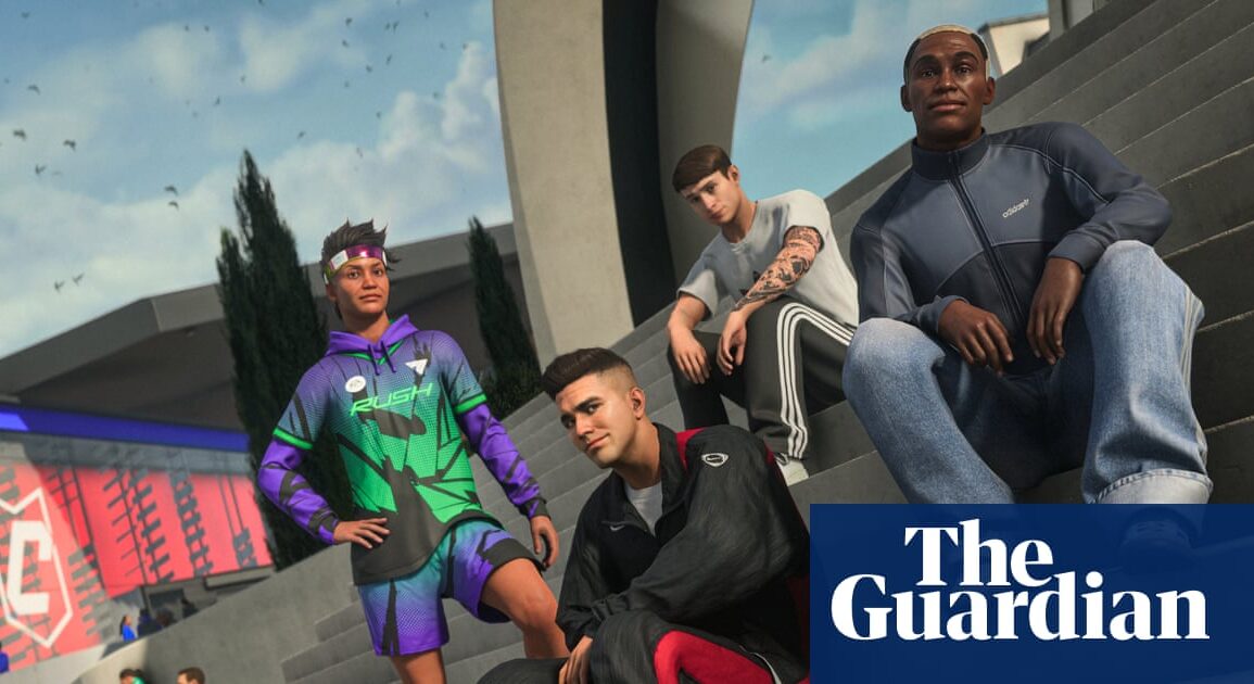 EA Sports FC 27 oyunundan bir ekran görüntüsü, futbol sahası ve oyuncular