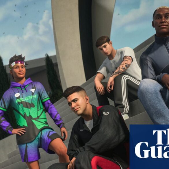 EA Sports FC 27 oyunundan bir ekran görüntüsü, futbol sahası ve oyuncular