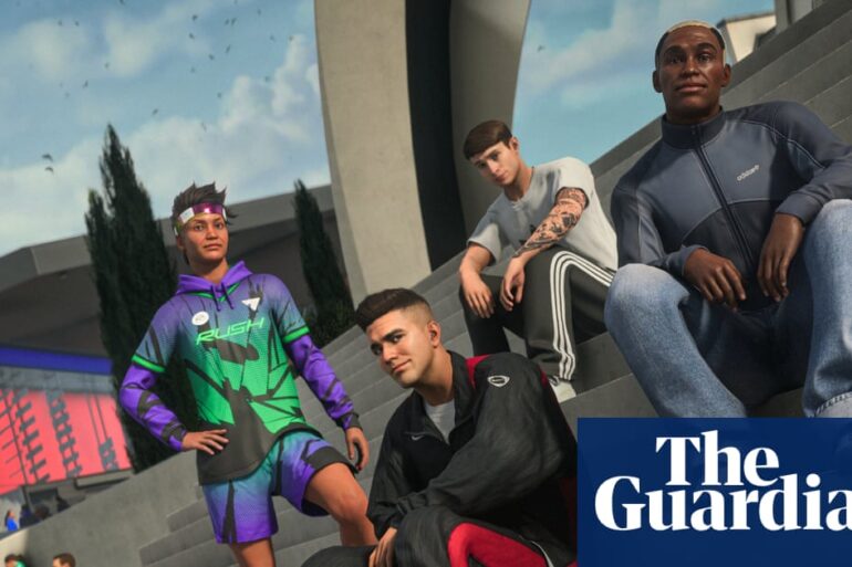 EA Sports FC 27 oyunundan bir ekran görüntüsü, futbol sahası ve oyuncular