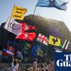Glastonbury 2023'te çekilmiş ikonik Piramit Sahnesi'nin geniş açılı görüntüsü
