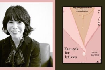 Nanae Aoyama'nın 'Yumuşak Bir İç Çekiş' adlı kitabının kapak görseli