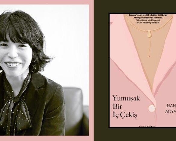 Nanae Aoyama'nın 'Yumuşak Bir İç Çekiş' adlı kitabının kapak görseli