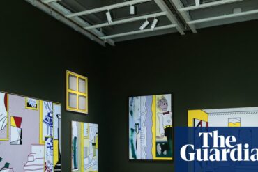 Whitney Müzesi'ndeki 'Roy Lichtenstein: Like New' sergisinden bir enstalasyon görüntüsü