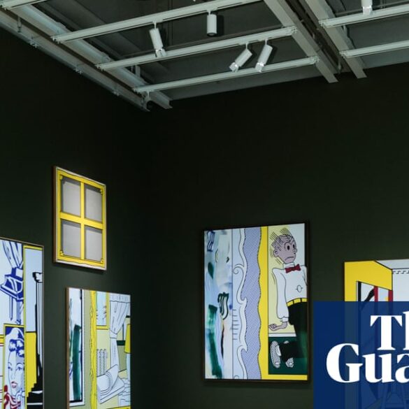 Whitney Müzesi'ndeki 'Roy Lichtenstein: Like New' sergisinden bir enstalasyon görüntüsü